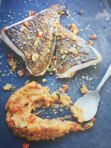 Turbot à La Plancha Crème De Légumes